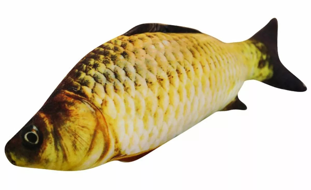 Šokinėjanti žuvis - žaislas katei