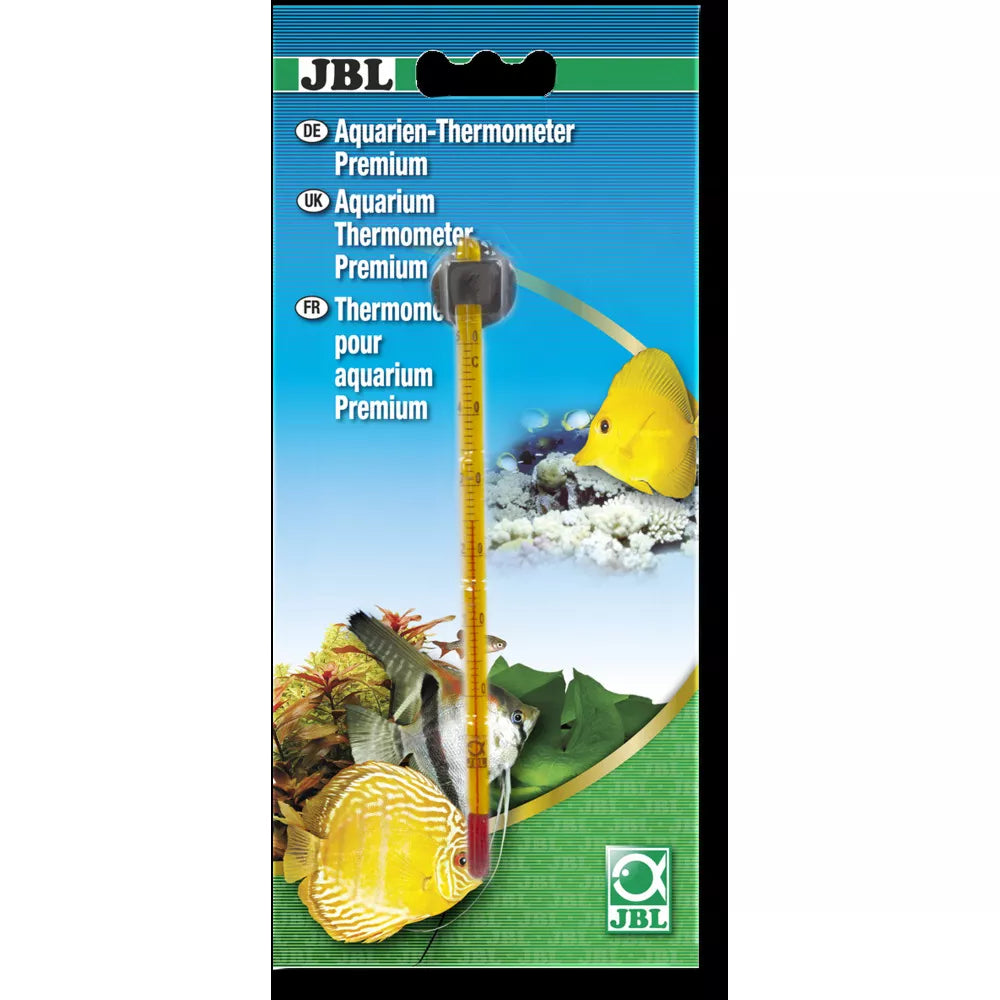 JBL stiklinis termometras, geltonas