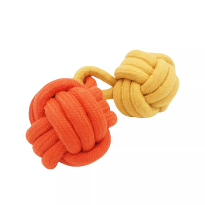 Šuns žaislas virvės kamuoliai