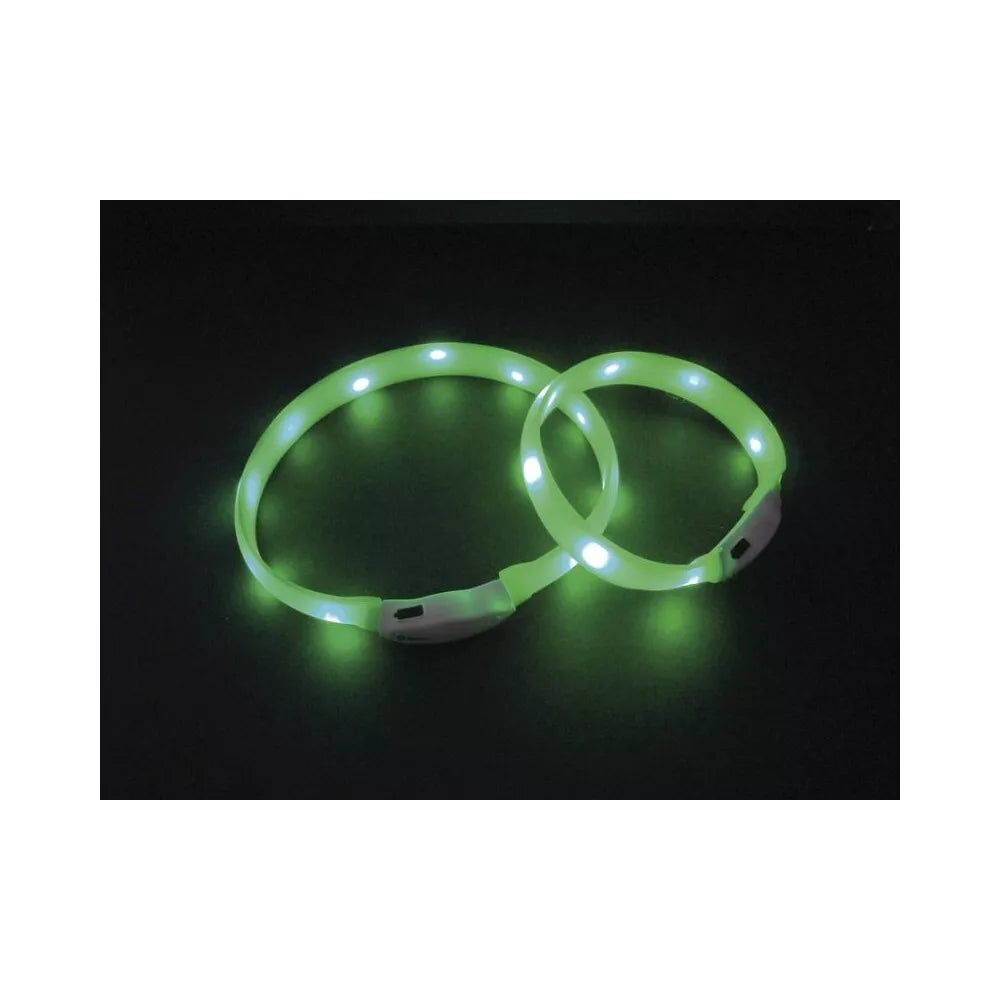 Šviečiantis antkaklis Visible L, žalias, 25 mm, 70 cm
