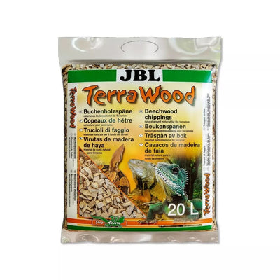 TerraWood natūralus buko drožlių pakratas terariumams 20 l