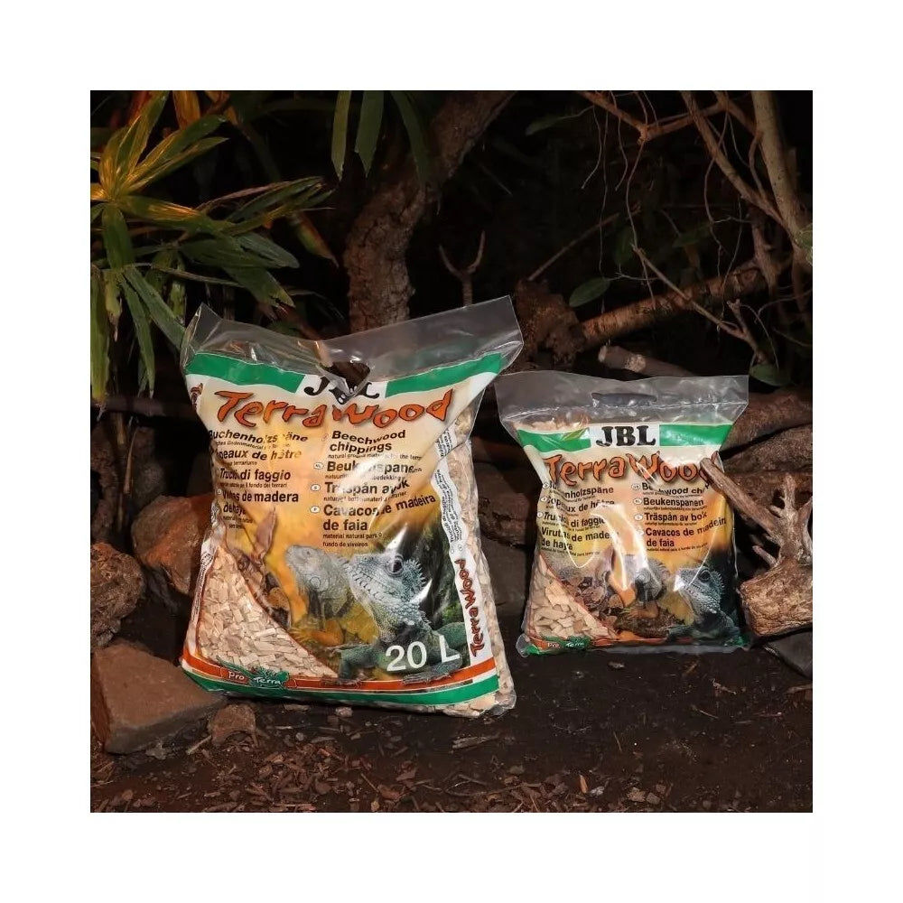 JBL TerraWood natūralus buko drožlių pakratas terariumams 5 l