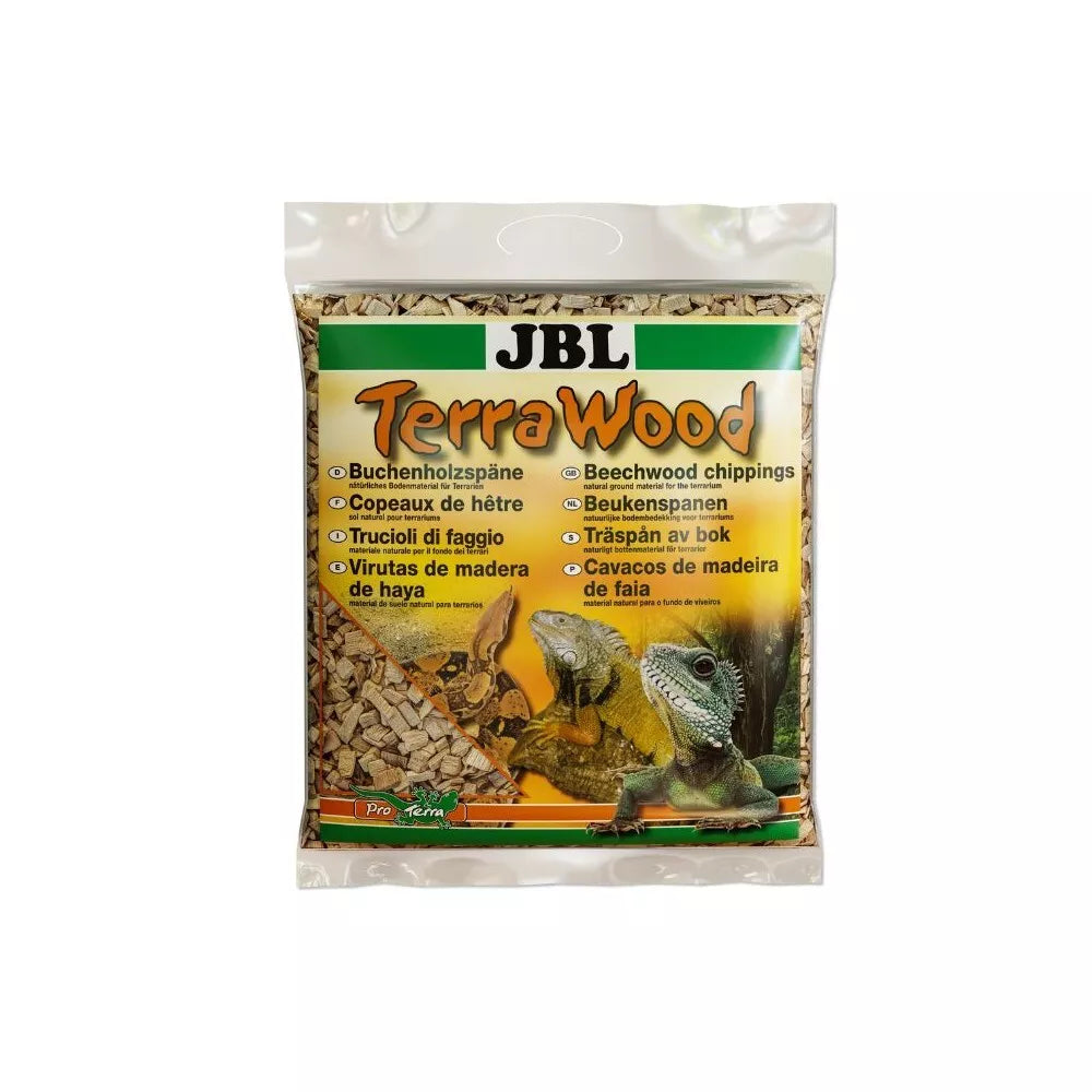 JBL TerraWood natūralus buko drožlių pakratas terariumams 5 l