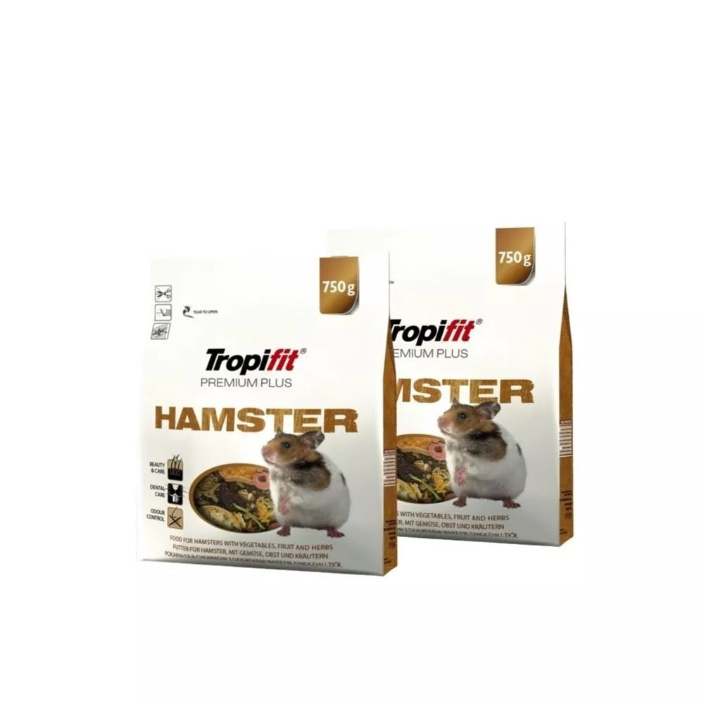 Maistas žiurkėnams Tropifit Premium Plus Hamster 2x750 g