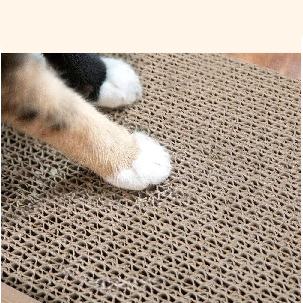 Vertikali kačių draskyklė su mediniu rėmu ir žaisliuku