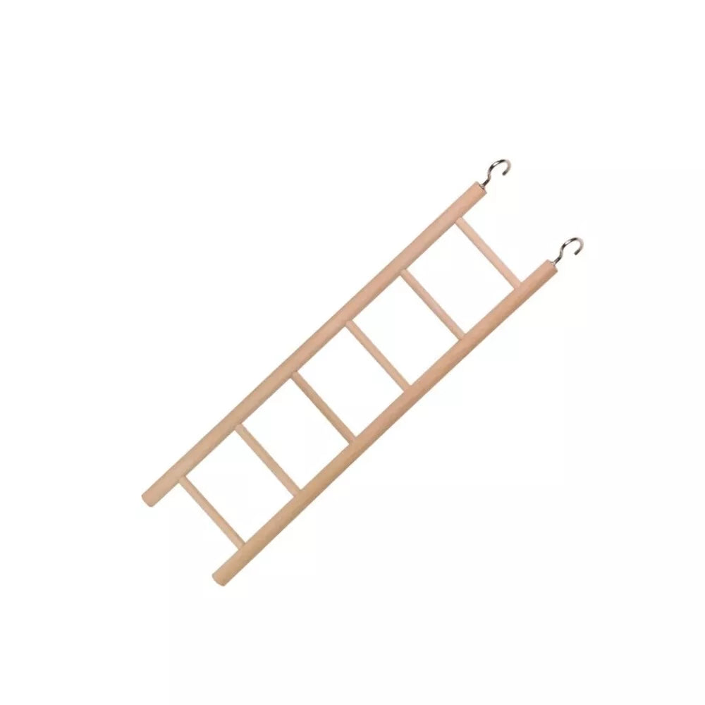 Žaislas paukščiams medinės kopėtėlės, 6 pakopos, 26x7 cm