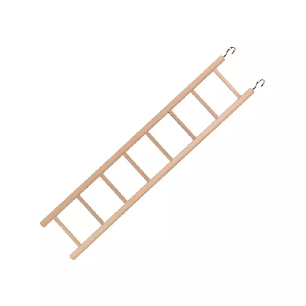 Žaislas paukščiams medinės kopėtėlės, 8 pakopos, 34x7 cm