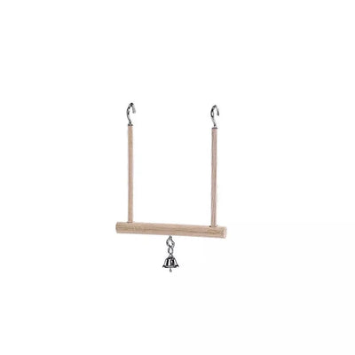 Žaislas paukščiams sūpynės su varpeliu, 12,5x13,5 cm