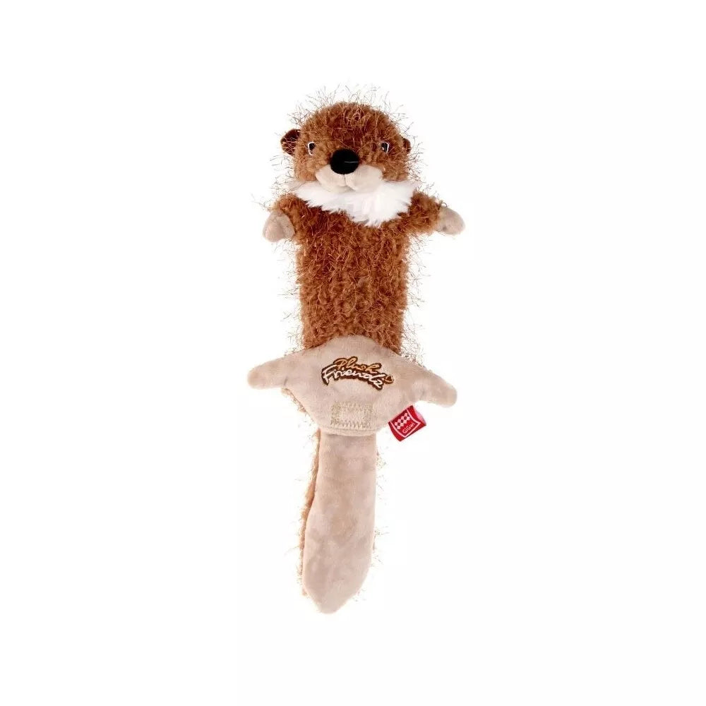 Žaislas šunims GiGwi Plush Friendz Medium Squireel Skin pliušinis voverės kailis