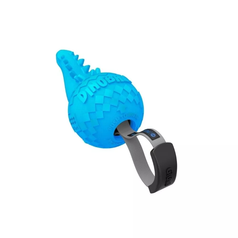 Žaislas šunims GiGwi Push To Mute Dinoball Apatosaurus dinozauras